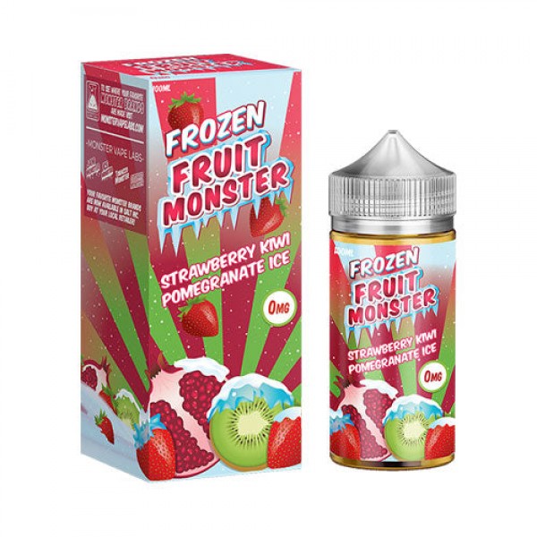 Strawberry Kiwi Pomegranate Ice | Frozen Fruit Monster